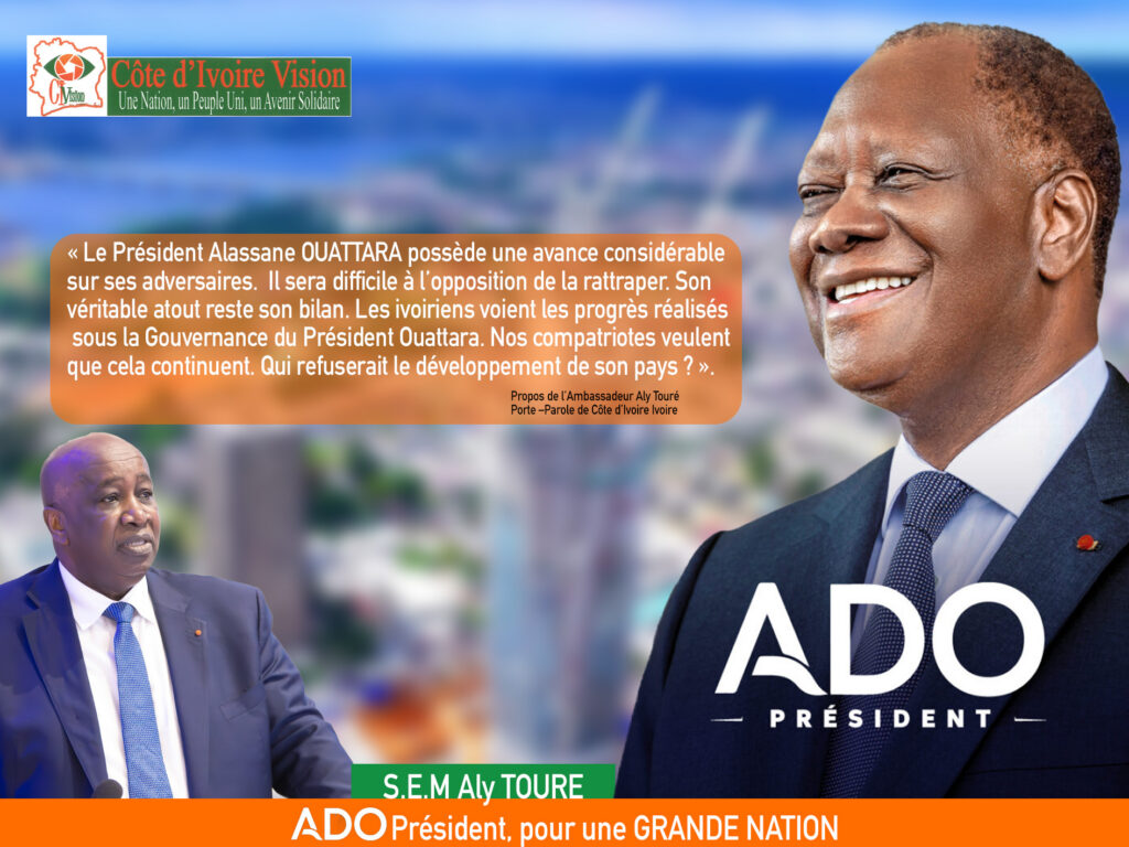 Alassane Ouattara se recueille sur la tombe de Félix Houphouët-Boigny à Yamoussoukro