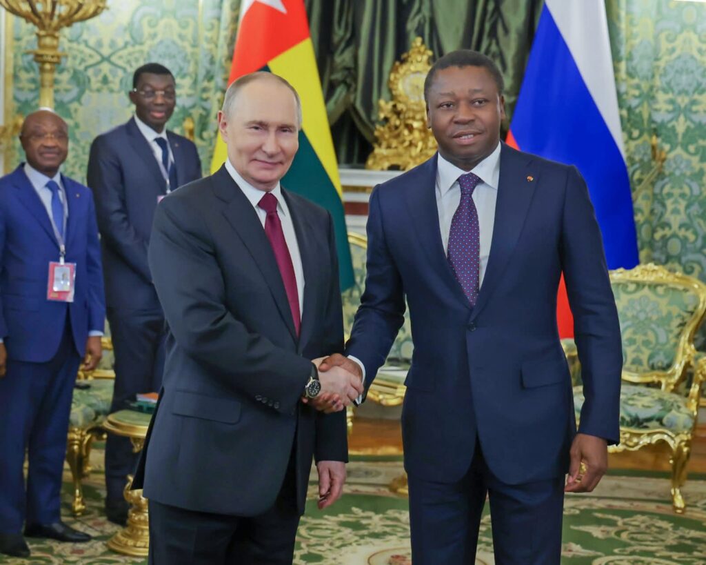 Togo: Faure Gnassingbé, Président du Conseil, en visite officielle à Moscou
