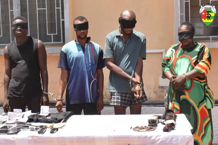 Togo : cinq présumés braqueurs nigérians et béninois arrêtés à la frontière de Sanvee-Condji