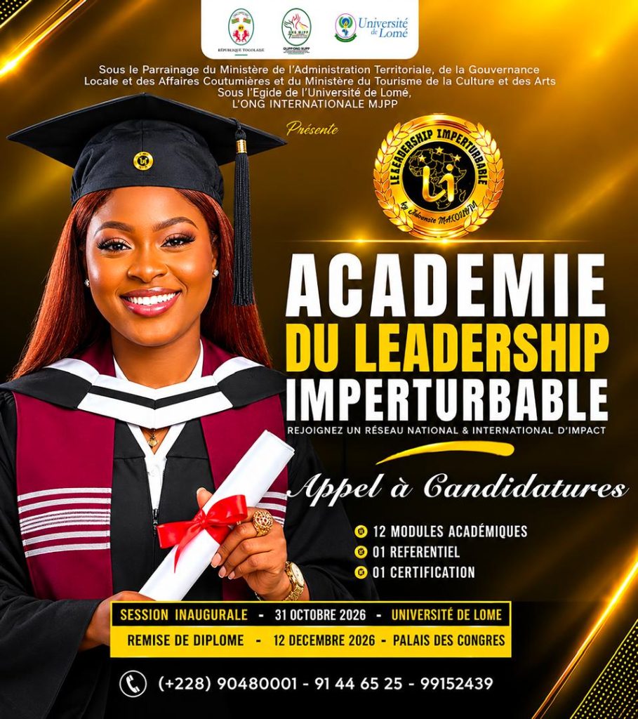Togo : l’Académie du Leadership Imperturbable lance le recrutement de ses 1 000 premiers alumni fondateurs